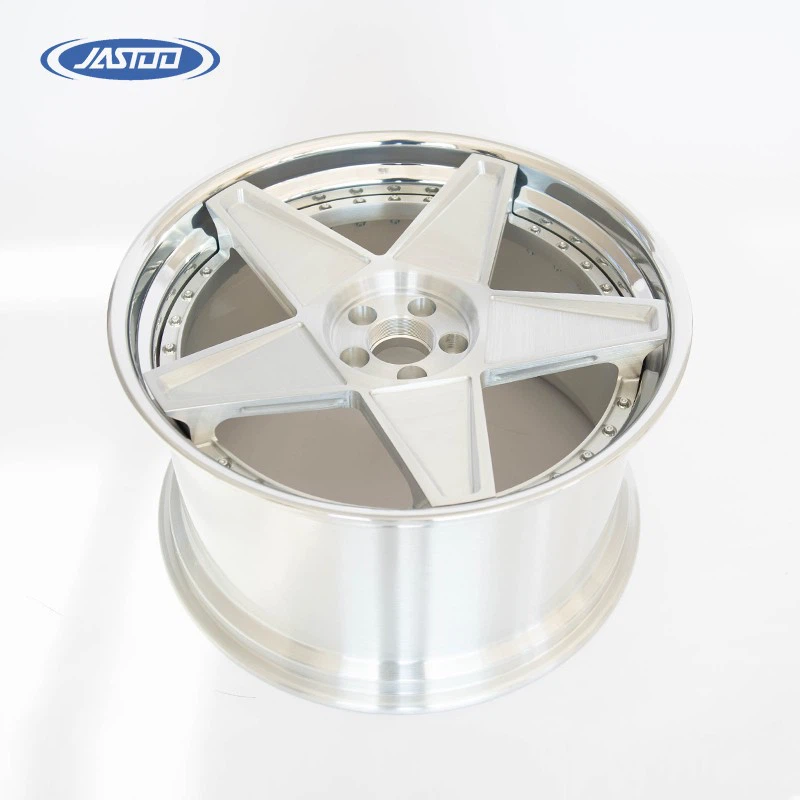 21Inch Polished And Brushed 2 Piece Forged Wheels For Ferrari
