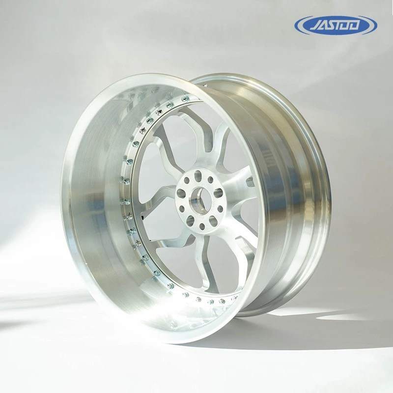 Forged 2 Piece Brushed Car Wheels For Audi R8