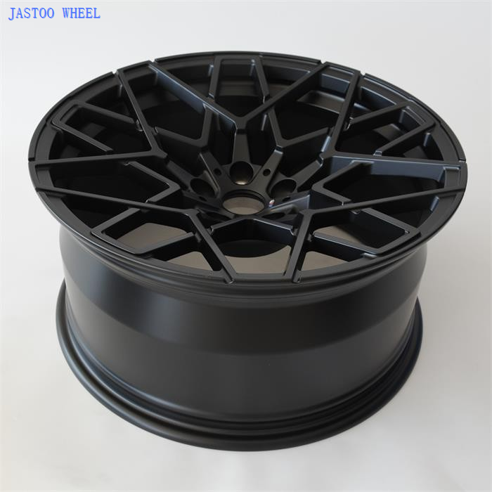 Matte Black 19 Inch Forged Aluminum Car Wheel For BMW
