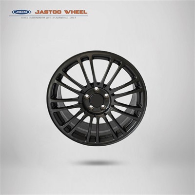 Rims péintéireachta dubh de rothaí alúmanaim alúmanaim de mhéid 18 × 8.5 orlach